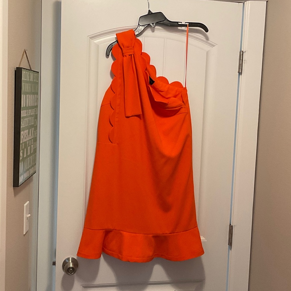 Victoria Beckham for Target Orange Scallop Dress